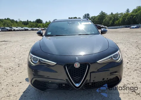 2018 Alfa Romeo Stelvio Ti Sport from USA, damaged, VIN ZASFAKNN8J7B75099